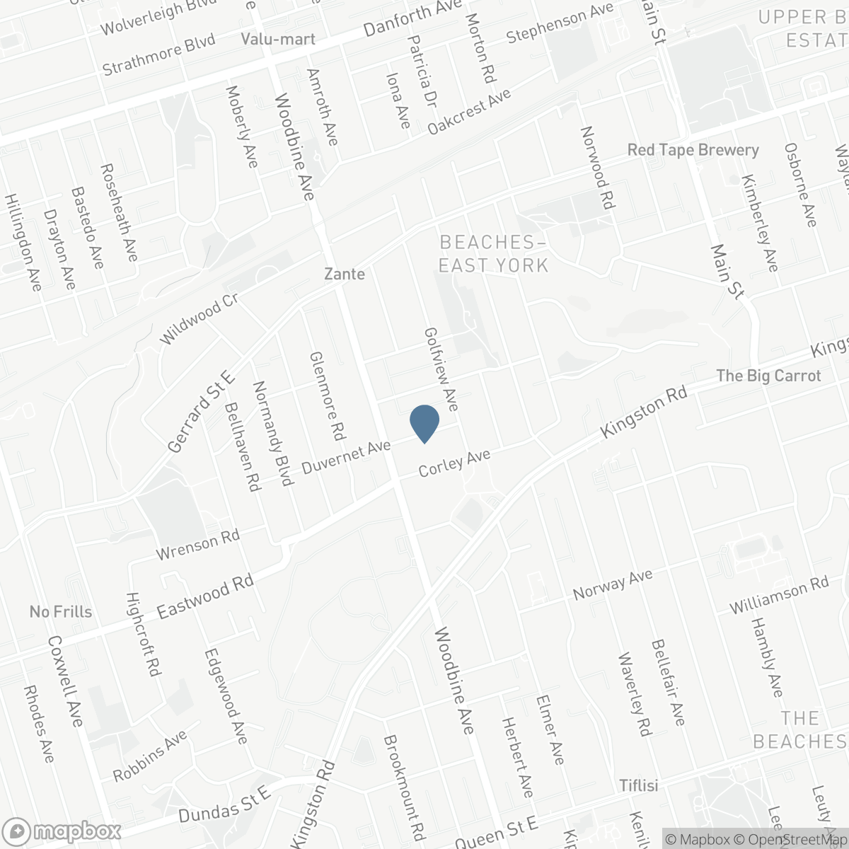 132 DUVERNET AVENUE, Toronto, Ontario M4E 1V4